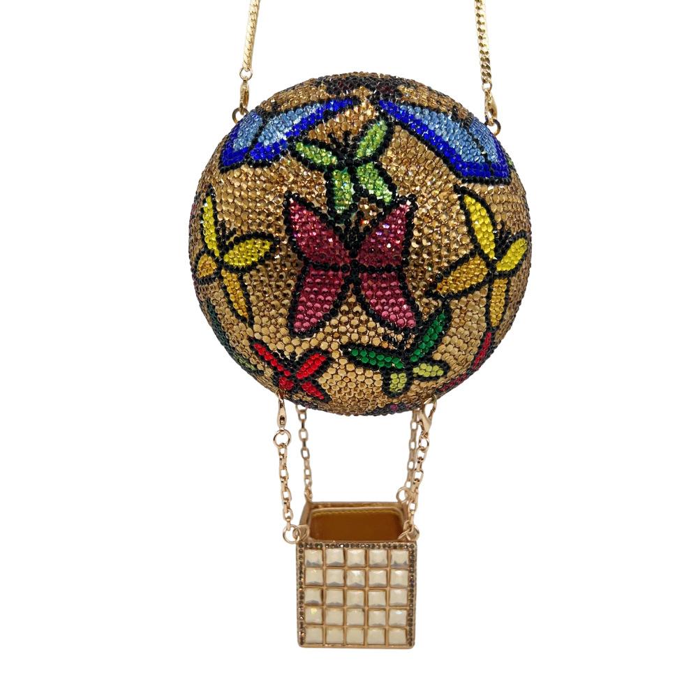 Butterfly Hot Air Balloon Diamond Wedding Party Purses Crystal Evening Bag Clutch Women Rhinestone Purses Lady Handbags Female 14cmX14cmX14cm
Butterfly Hot Air Balloon Diamond Wedding Party Purses Crystal Evening Bag Clutch Women Rhinestone Purses Lady Handbags Female 14cmX14cmX14cm