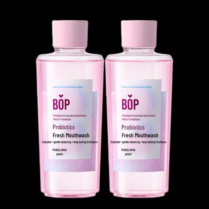 Bopp Probiotic Fresh Mouthwash - Vitality White Peach 2-Pack
Bopp Probiotic Fresh Mouthwash - Vitality White Peach 2-Pack