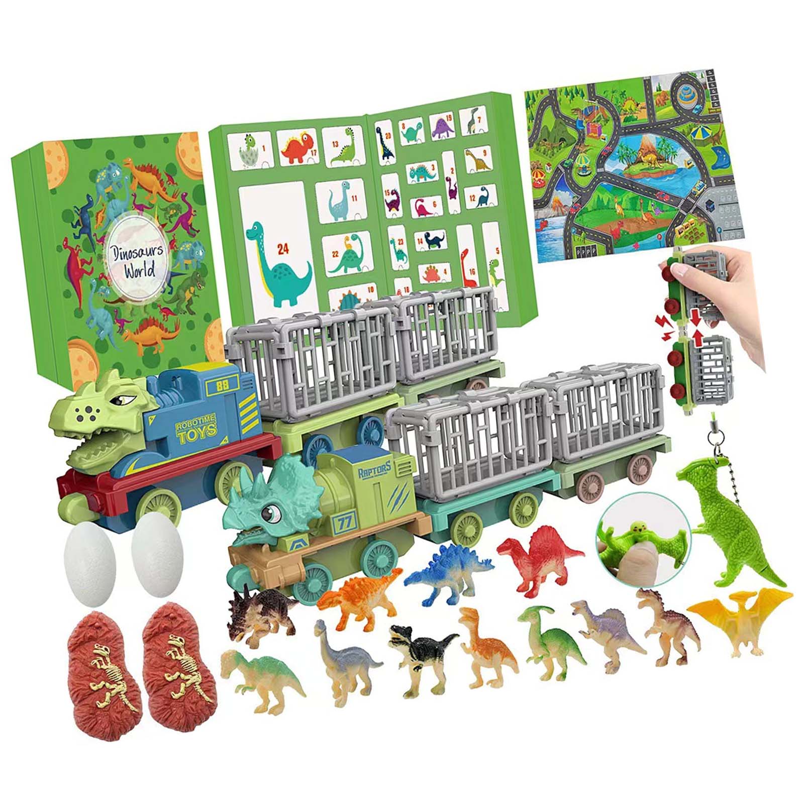 Детский динозавр Адвент-календарь 24 дня до Рождества Сюрпризные игрушечные фигурки для детей 2
Детский динозавр Адвент-календарь 24 дня до Рождества Сюрпризные игрушечные фигурки для детей 2