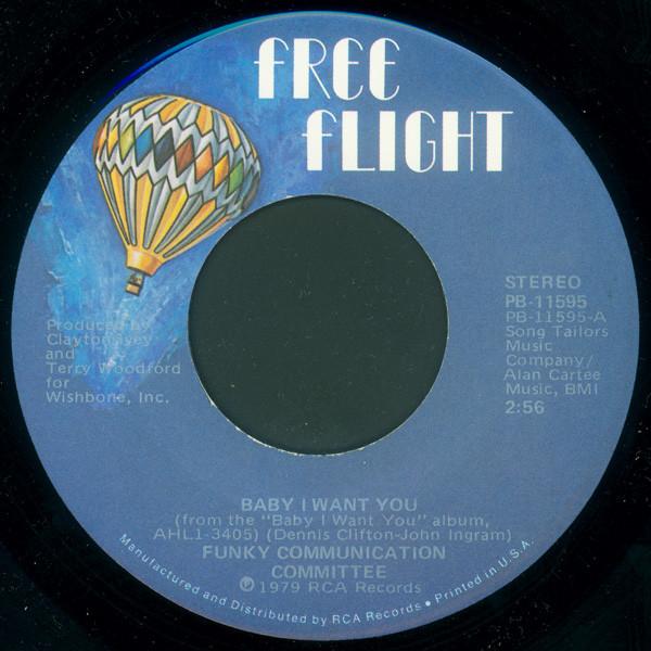 7inch Record FUNKY COMMUNICATION COMMITTEE - Baby I Want You PB115959 Free Flight 1979 US Soul/Funk Used
7inch Record FUNKY COMMUNICATION COMMITTEE - Baby I Want You PB115959 Free Flight 1979 US Soul/Funk Used