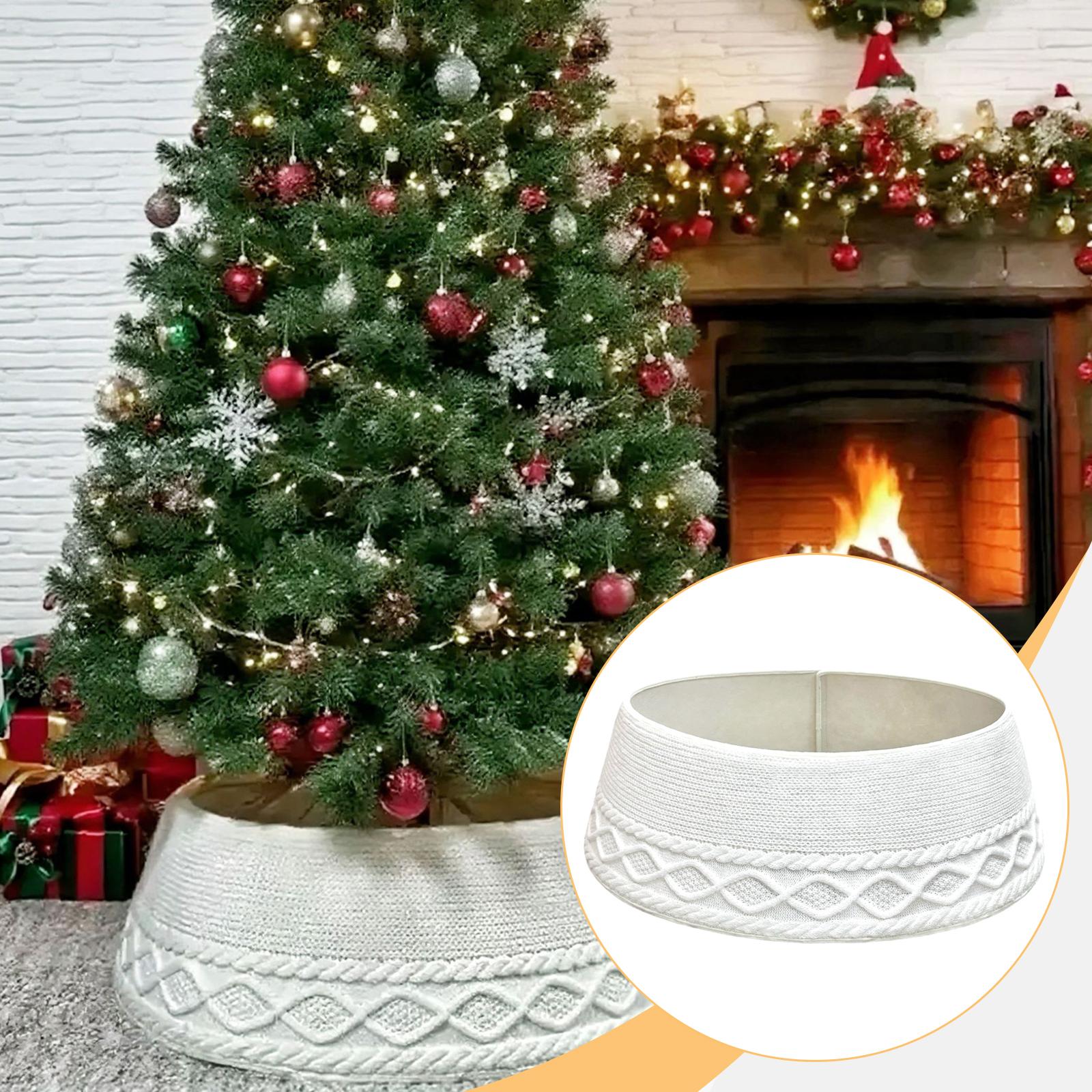 Adjustable Knitted Christmas Tree Skirt Stretchable Multipurpose Easy Setup for Indoor Decor Accessories Xmas Decoration білий
Adjustable Knitted Christmas Tree Skirt Stretchable Multipurpose Easy Setup for Indoor Decor Accessories Xmas Decoration білий