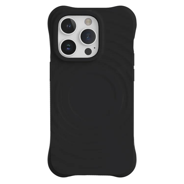 For iPhone 14 Pro Max Case 3D Ripple Texture Compatible with MagSafe PC+Liquid Silicone Phone Cover
For iPhone 14 Pro Max Case 3D Ripple Texture Compatible with MagSafe PC+Liquid Silicone Phone Cover