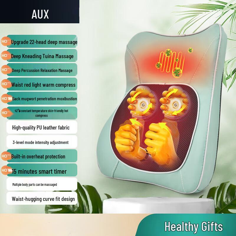 Auxiliary Upgraded Kneading & Heating Massager
Auxiliary Upgraded Kneading & Heating Massager