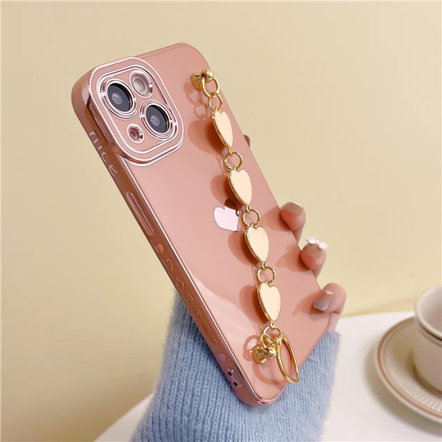 Роскошный чехол с браслетом на запястье с любовным сердечком для iPhone 15 14 13 12 11 Pro Max X XR XS 7 8 Plus SE мягкий чехол с цепочкой For 15 Pro Max
Роскошный чехол с браслетом на запястье с любовным сердечком для iPhone 15 14 13 12 11 Pro Max X XR XS 7 8 Plus SE мягкий чехол с цепочкой For 15 Pro Max