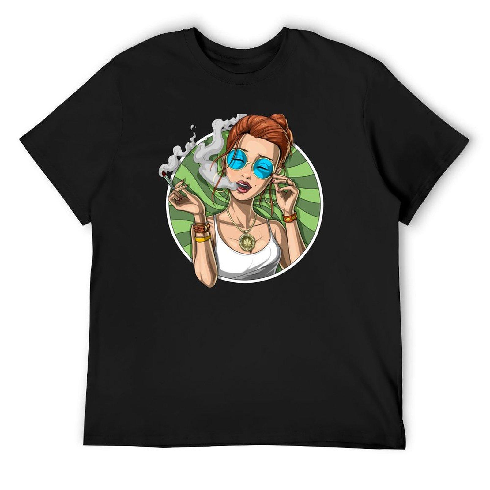 Футболка Stoner Girl Smoking Weed літній одяг Блуза великого розміру чоловічий одяг 4XL
Футболка Stoner Girl Smoking Weed літній одяг Блуза великого розміру чоловічий одяг 4XL