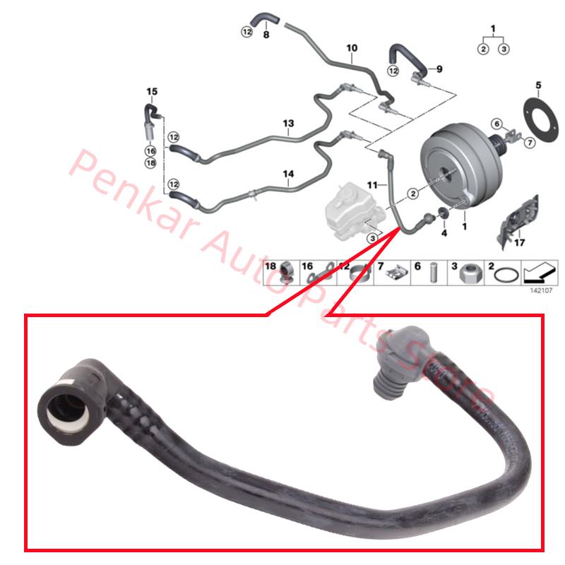 34337577336 Engine Vacuum Pipe For BMW E81 E87 E82 E88 E90 E91 E92 E93 X1 E84 N43 N45 N46 N47 N52 Vacuum Brake Hose
34337577336 Engine Vacuum Pipe For BMW E81 E87 E82 E88 E90 E91 E92 E93 X1 E84 N43 N45 N46 N47 N52 Vacuum Brake Hose