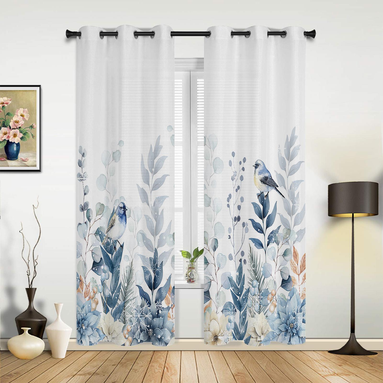 Leaves Plant Blue Green Curtain Elegant Panels for Bed Room Living Area Window Curtains Kitchen Childrens Room Window Curtain Modern Home Decor 135W x 60H(cm) x1
Leaves Plant Blue Green Curtain Elegant Panels for Bed Room Living Area Window Curtains Kitchen Childrens Room Window Curtain Modern Home Decor 135W x 60H(cm) x1