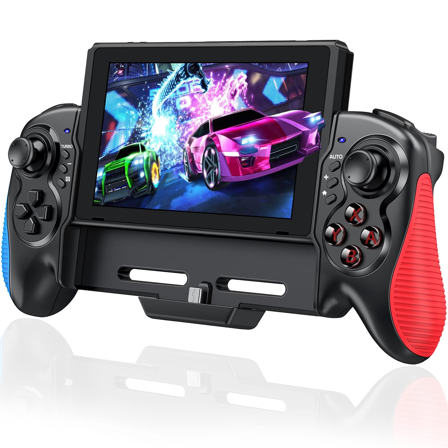 with organic EL Switch dedicated to mobile mode Game controller for Switch Grip controller Compatible with Switch equipped with gyro vibration wired
with organic EL Switch dedicated to mobile mode Game controller for Switch Grip controller Compatible with Switch equipped with gyro vibration wired