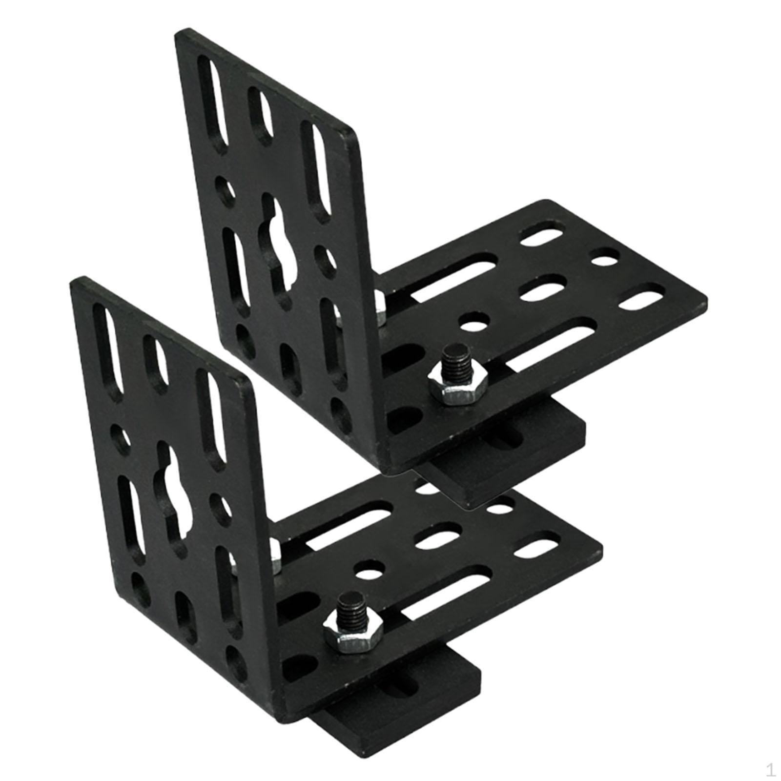2 Brackets, Pre-drilled Easy Installation, Screws for Crossbar Style A
2 Brackets, Pre-drilled Easy Installation, Screws for Crossbar Style A