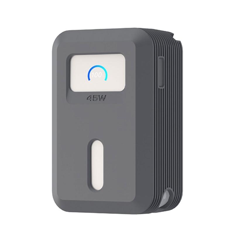 Mobile Power Case Silicone Cover Waterproof Scratchproof Case Flexible Skin for S1 45W 10000MAH Protector Housing сірий колір
Mobile Power Case Silicone Cover Waterproof Scratchproof Case Flexible Skin for S1 45W 10000MAH Protector Housing сірий колір