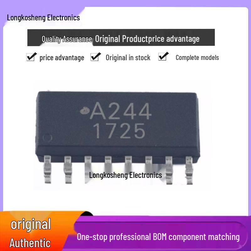 Brand New ACPL-244-500E A244 & ACPL-247 A247 Four-Channel Optocoupler
Brand New ACPL-244-500E A244 & ACPL-247 A247 Four-Channel Optocoupler