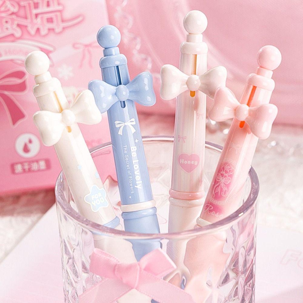 4PCS Quick Drying Neutral Pen 0.5mm Black Ink Writing Tool Multifunctional Ballpoint Pen Students Bowknot
4PCS Quick Drying Neutral Pen 0.5mm Black Ink Writing Tool Multifunctional Ballpoint Pen Students Bowknot