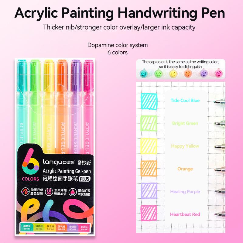 Acrylic Painting Gel Pen Large Capacity 90 Colors 1mm Tip Drawing Handbook Pens Student Neutral Pen Writing Marker Stationery
Acrylic Painting Gel Pen Large Capacity 90 Colors 1mm Tip Drawing Handbook Pens Student Neutral Pen Writing Marker Stationery