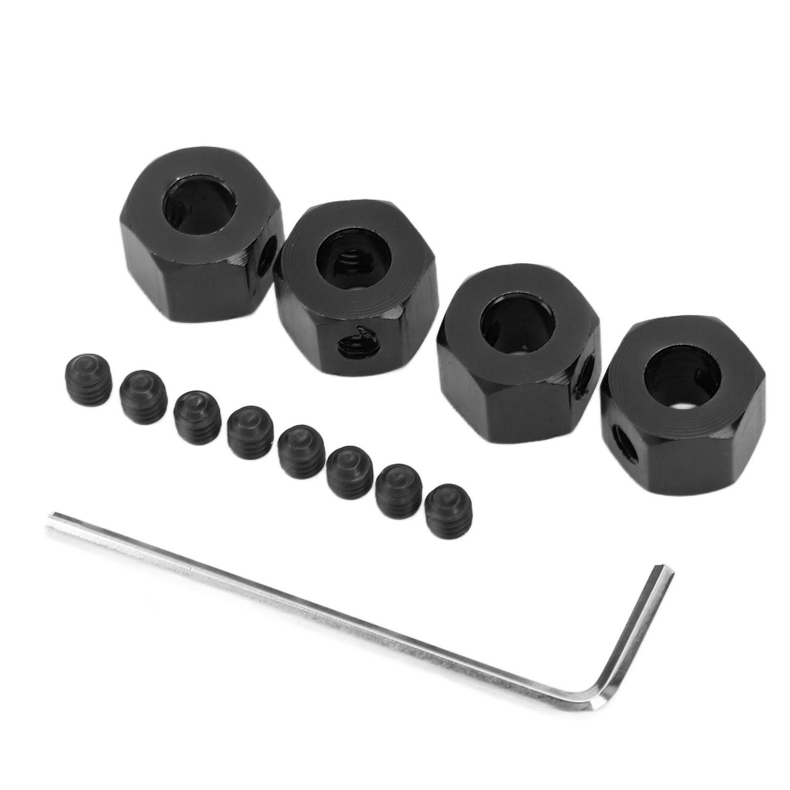 4pcsset 12mm Aluminum Metal Hex Wheel Hub Drive Adaptor for WPL 116 RC Car Upgrade PartsBlack
4pcsset 12mm Aluminum Metal Hex Wheel Hub Drive Adaptor for WPL 116 RC Car Upgrade PartsBlack