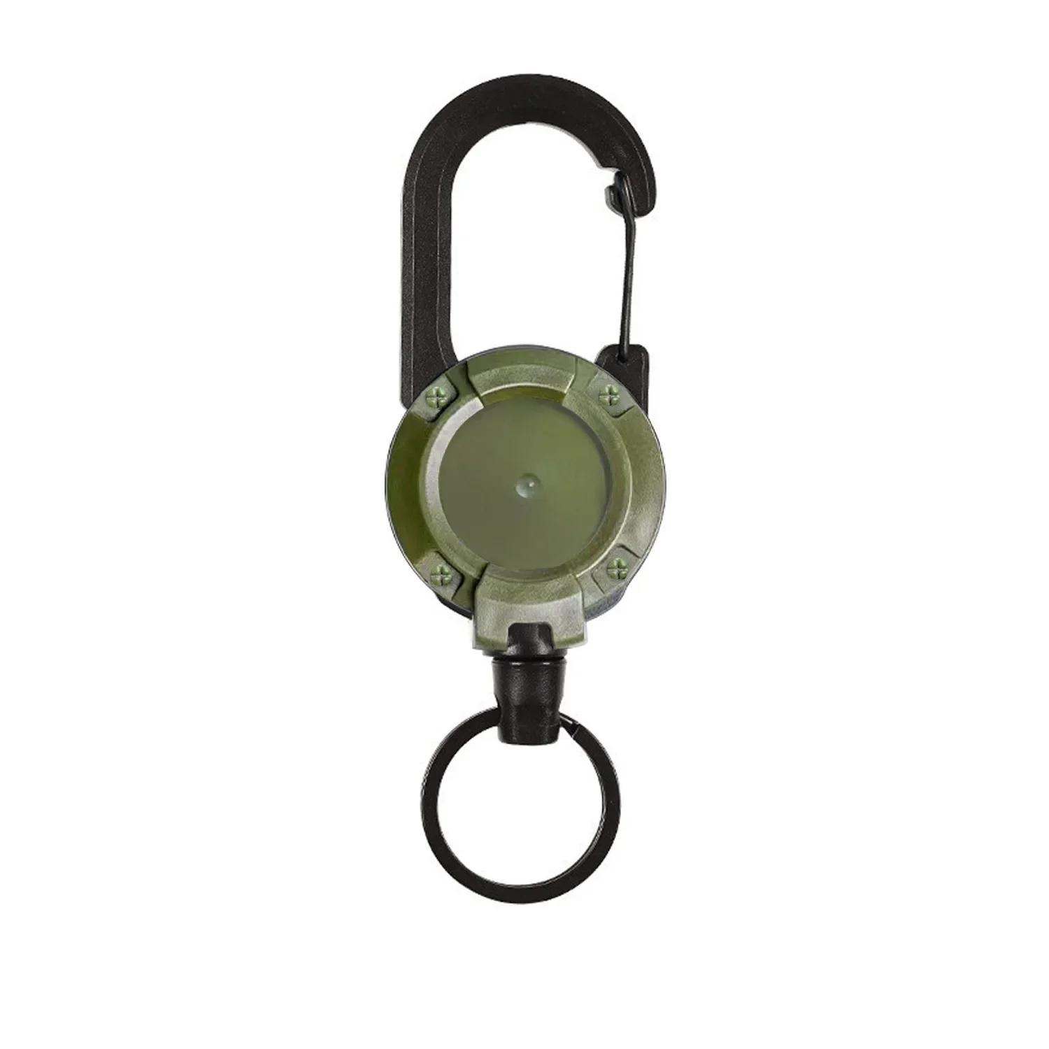Heavy Duty Retractable Pull Reel Carabiner Key Chains Strong Steel Wire Rope Buckle Spring Key Ring Outdoor Sporty Keychain Tool зелений
Heavy Duty Retractable Pull Reel Carabiner Key Chains Strong Steel Wire Rope Buckle Spring Key Ring Outdoor Sporty Keychain Tool зелений
