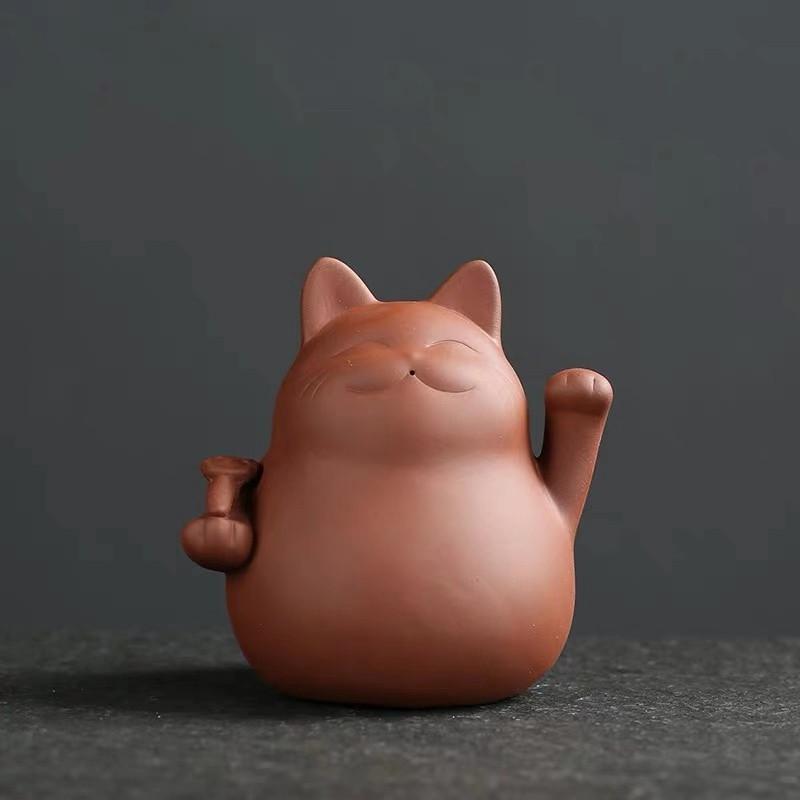 Фіолетова глина Lucky Cute Cat Tea Pet Home Teahouse Decoration Ремесла Керамічні тварини Орнаменти Чайний набір D
Фіолетова глина Lucky Cute Cat Tea Pet Home Teahouse Decoration Ремесла Керамічні тварини Орнаменти Чайний набір D