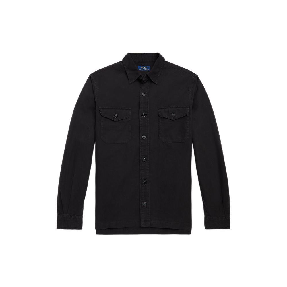 Polo Ralph Lauren Solid Color Single-Breasted Polo Collar Long Sleeve Shirt Men shirts Black MNPOWOV16822493-001 S
Polo Ralph Lauren Solid Color Single-Breasted Polo Collar Long Sleeve Shirt Men shirts Black MNPOWOV16822493-001 S