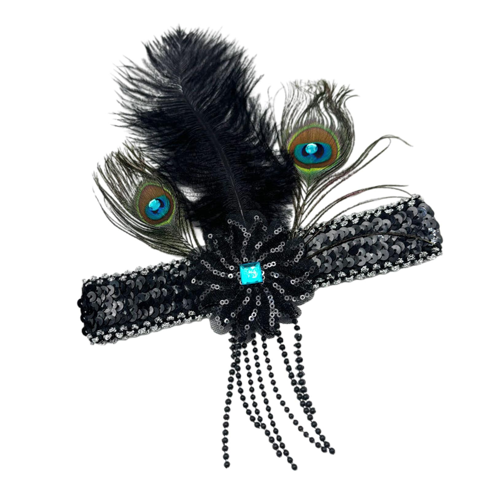 Feather Hair Band With Sparkling Sequins Fringe Trim Stretchy Adjustable Headwear For Parties Weddings Celebrations 1 чёрный
Feather Hair Band With Sparkling Sequins Fringe Trim Stretchy Adjustable Headwear For Parties Weddings Celebrations 1 чёрный