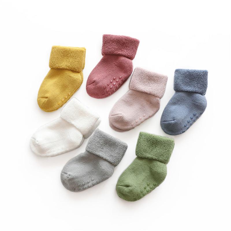 Lawadka Newborn Baby Socks For Boys Terry Anti Slip Socks for Baby Winter Warm Thick Infant Toddler Girl Boy Socks Solid 0-36M 0-6Month(XS)
Lawadka Newborn Baby Socks For Boys Terry Anti Slip Socks for Baby Winter Warm Thick Infant Toddler Girl Boy Socks Solid 0-36M 0-6Month(XS)