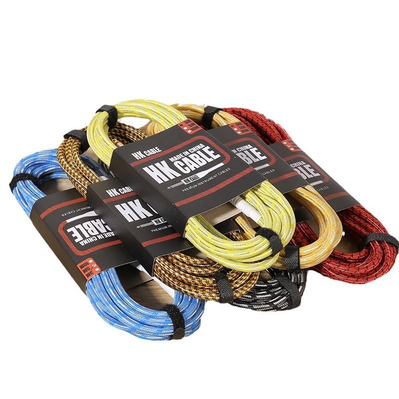 Вязаный соединительный кабель для гитары и бас-гитары - 3, 5, 10 метров - Аксессуар для электроакустических и электроинструментов
Вязаный соединительный кабель для гитары и бас-гитары - 3, 5, 10 метров - Аксессуар для электроакустических и электроинструментов