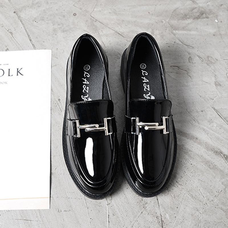 Small Leather Shoes Woman Shiny Oxfords Round Toe Low Square Heels Loafers Femme Creepers Ladies Comfy Sneakers Dress Flats 35
Small Leather Shoes Woman Shiny Oxfords Round Toe Low Square Heels Loafers Femme Creepers Ladies Comfy Sneakers Dress Flats 35