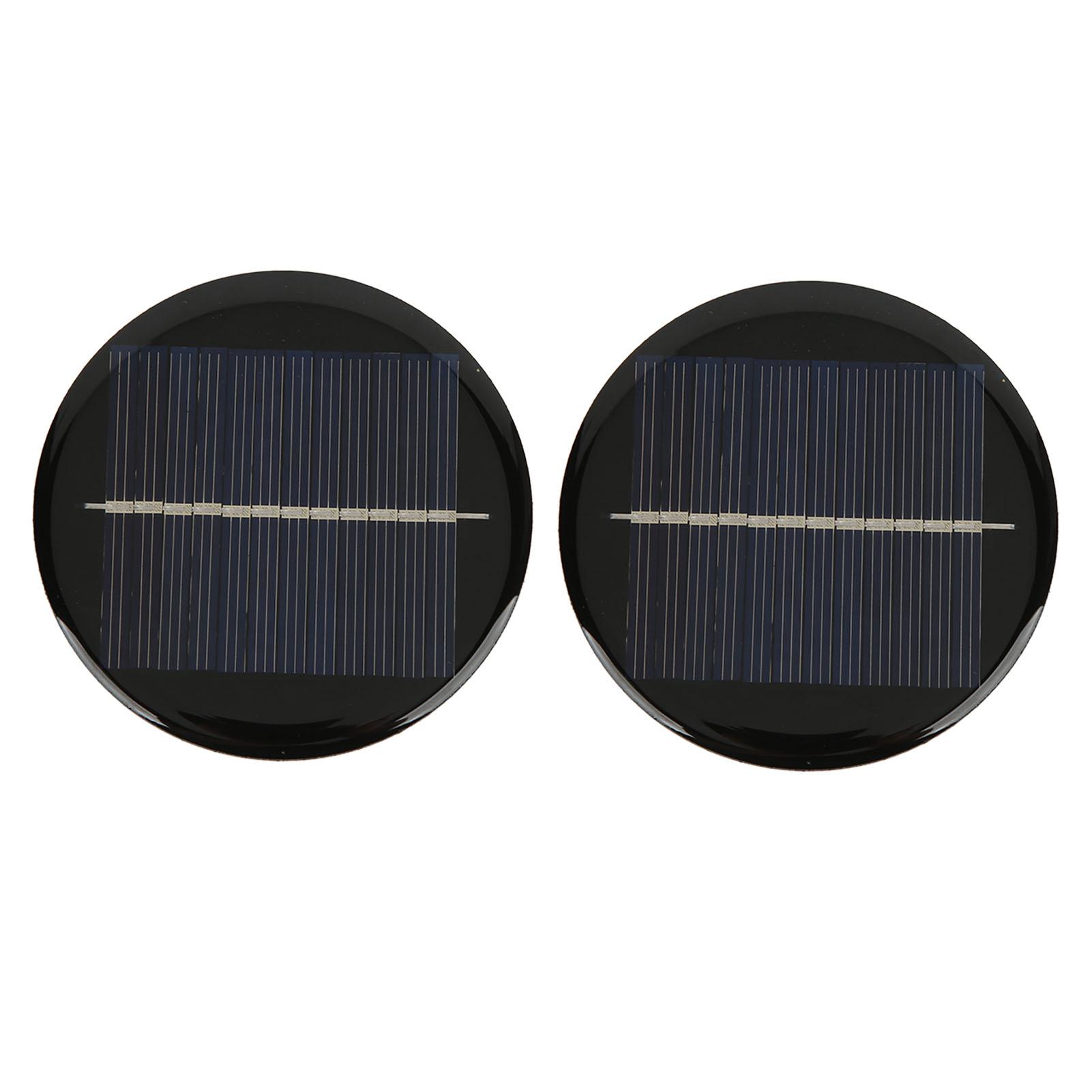 2Pcs Solar Panel 6V Round 80mm High Conversion Rate Good Light Transmittance Polysilicon Solar Cell
2Pcs Solar Panel 6V Round 80mm High Conversion Rate Good Light Transmittance Polysilicon Solar Cell
