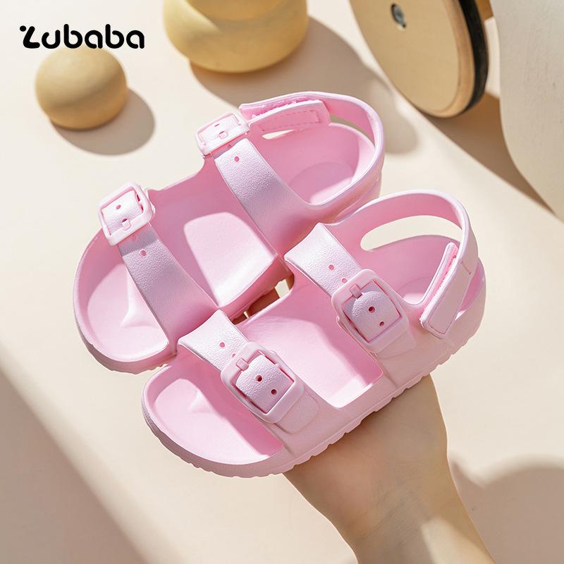 Summer Solid Buckle Children Sandals EVA Soft Waterproof Kids Sandals Hook Loop Soft Bottom Baby Boys Girls Beach Shoes 21-22(insole 15cm) рожевий
Summer Solid Buckle Children Sandals EVA Soft Waterproof Kids Sandals Hook Loop Soft Bottom Baby Boys Girls Beach Shoes 21-22(insole 15cm) рожевий