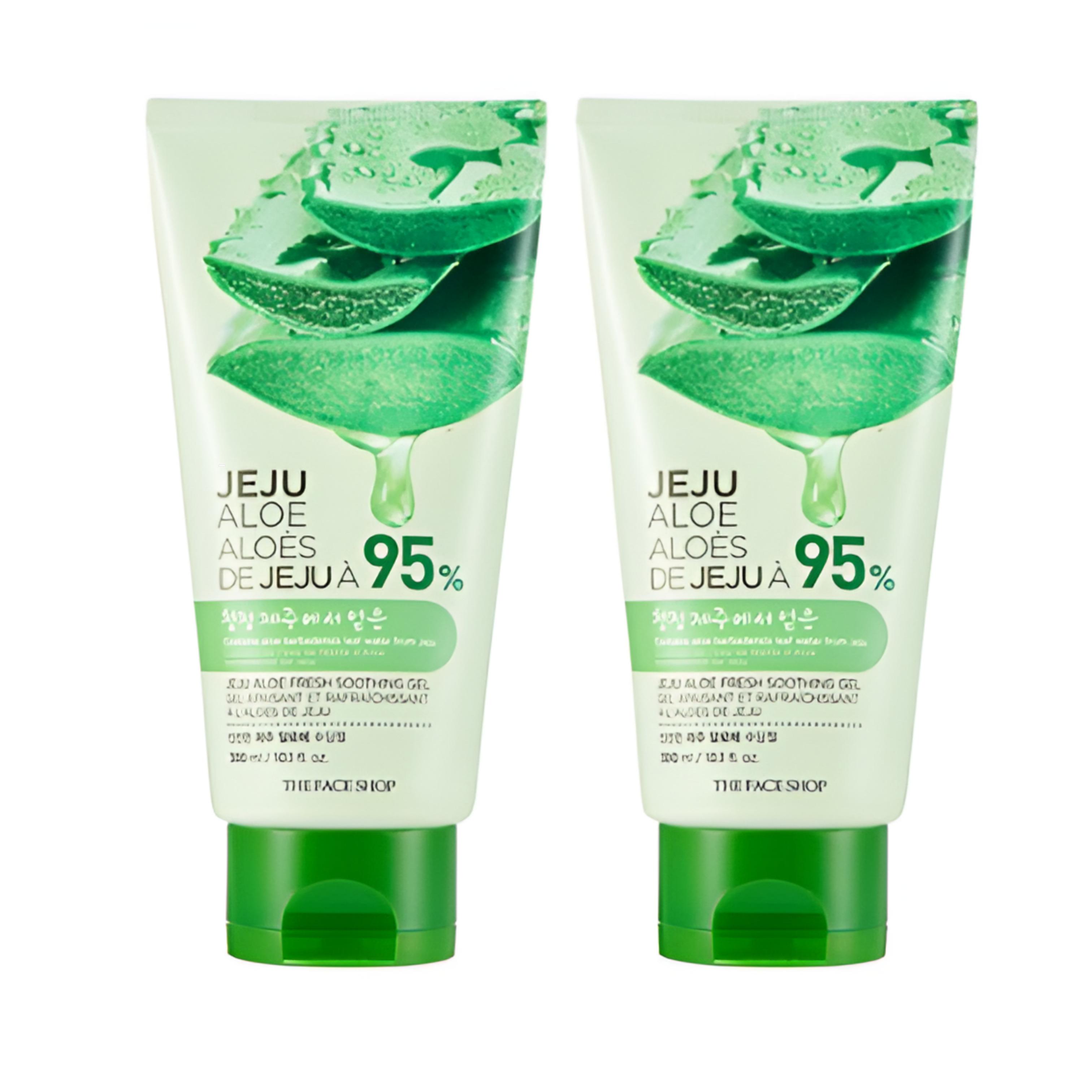 THE FACE SHOP Jeju Fresh Aloe Soothing Gel 300 ml (2 Pack)
THE FACE SHOP Jeju Fresh Aloe Soothing Gel 300 ml (2 Pack)