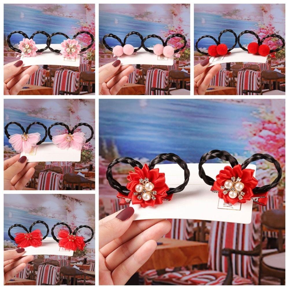 2Pcs Flower Hanfu Headdress Wig Chinese Style Wig Braid Hairpin Children Hair Clip Girls
2Pcs Flower Hanfu Headdress Wig Chinese Style Wig Braid Hairpin Children Hair Clip Girls