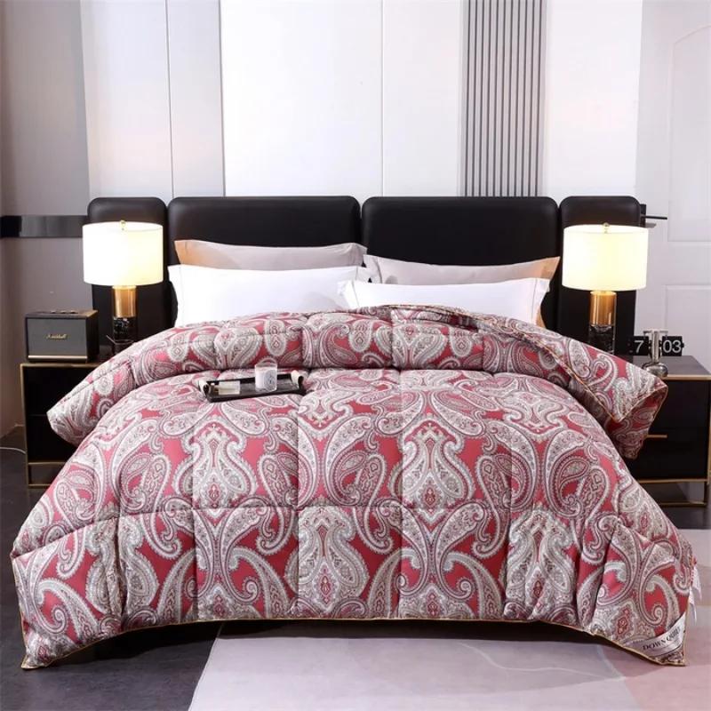 New 95 printed hotel down quilt thickened warm white goose down winter quilt , easy temperature locking 180x220cm 2.7kg темного кольору хакі
New 95 printed hotel down quilt thickened warm white goose down winter quilt , easy temperature locking 180x220cm 2.7kg темного кольору хакі