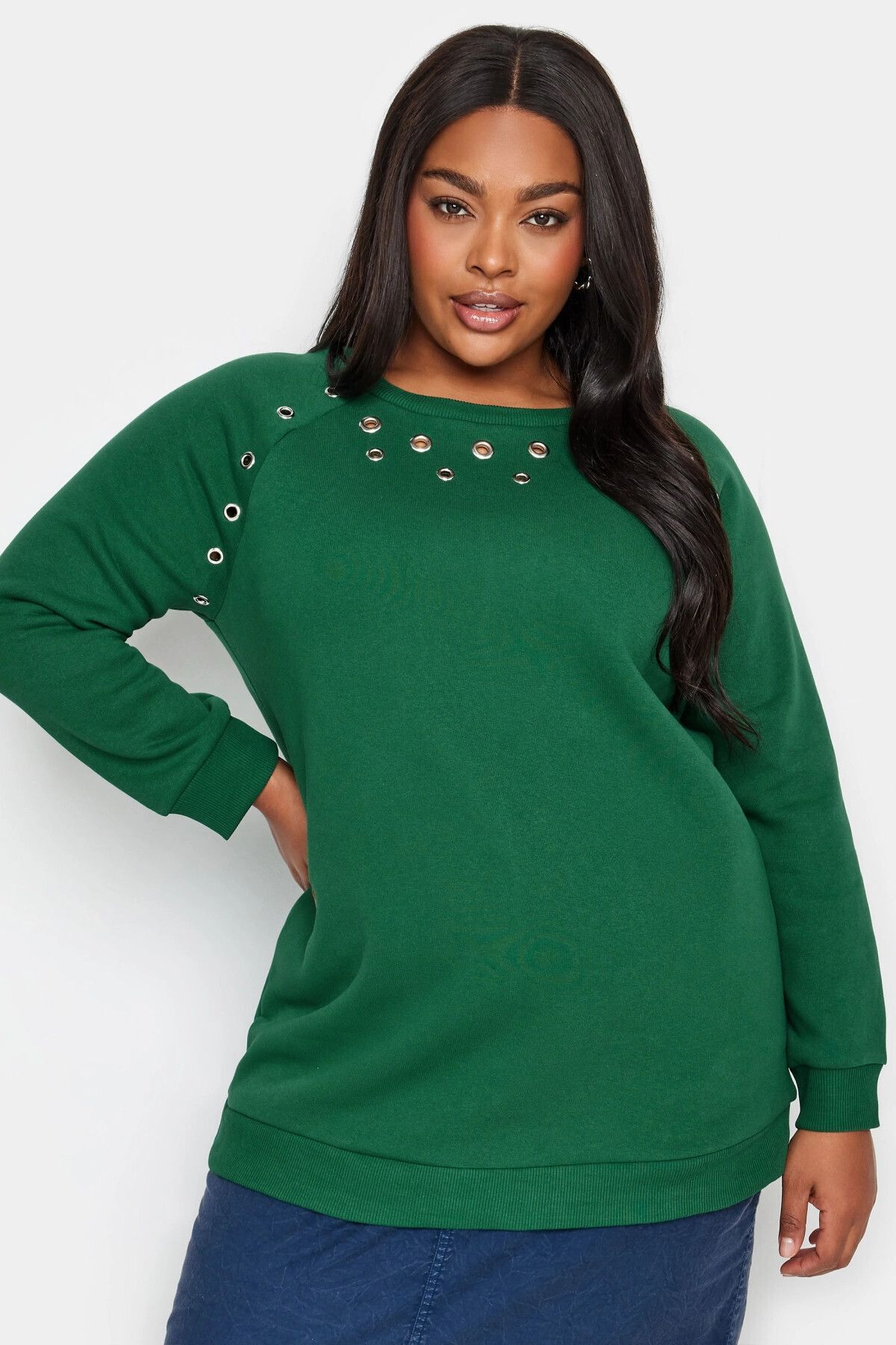 Women s Style Big Size Sweatshirt Plus Size Crew Neck Eyelet Detailed Long Sleeve Sweatshirt 302832
Women s Style Big Size Sweatshirt Plus Size Crew Neck Eyelet Detailed Long Sleeve Sweatshirt 302832