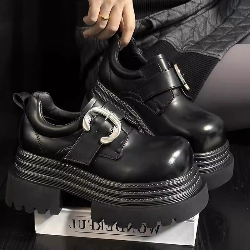 European Station Leather Muffin Platform Small Leather Shoes Women s British Style Round Head Velvet Versatile Small Height Boosting Loafers 35 коричневий
European Station Leather Muffin Platform Small Leather Shoes Women s British Style Round Head Velvet Versatile Small Height Boosting Loafers 35 коричневий