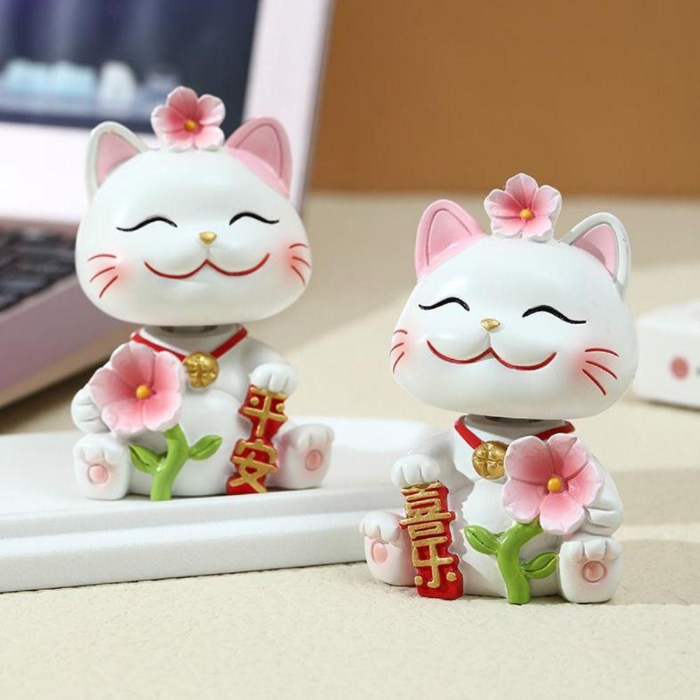 Shake Head Mini Lucky Cat Figure Cartoon Cat Maneki Neko Ornament Desktop Decoration style 5
Shake Head Mini Lucky Cat Figure Cartoon Cat Maneki Neko Ornament Desktop Decoration style 5
