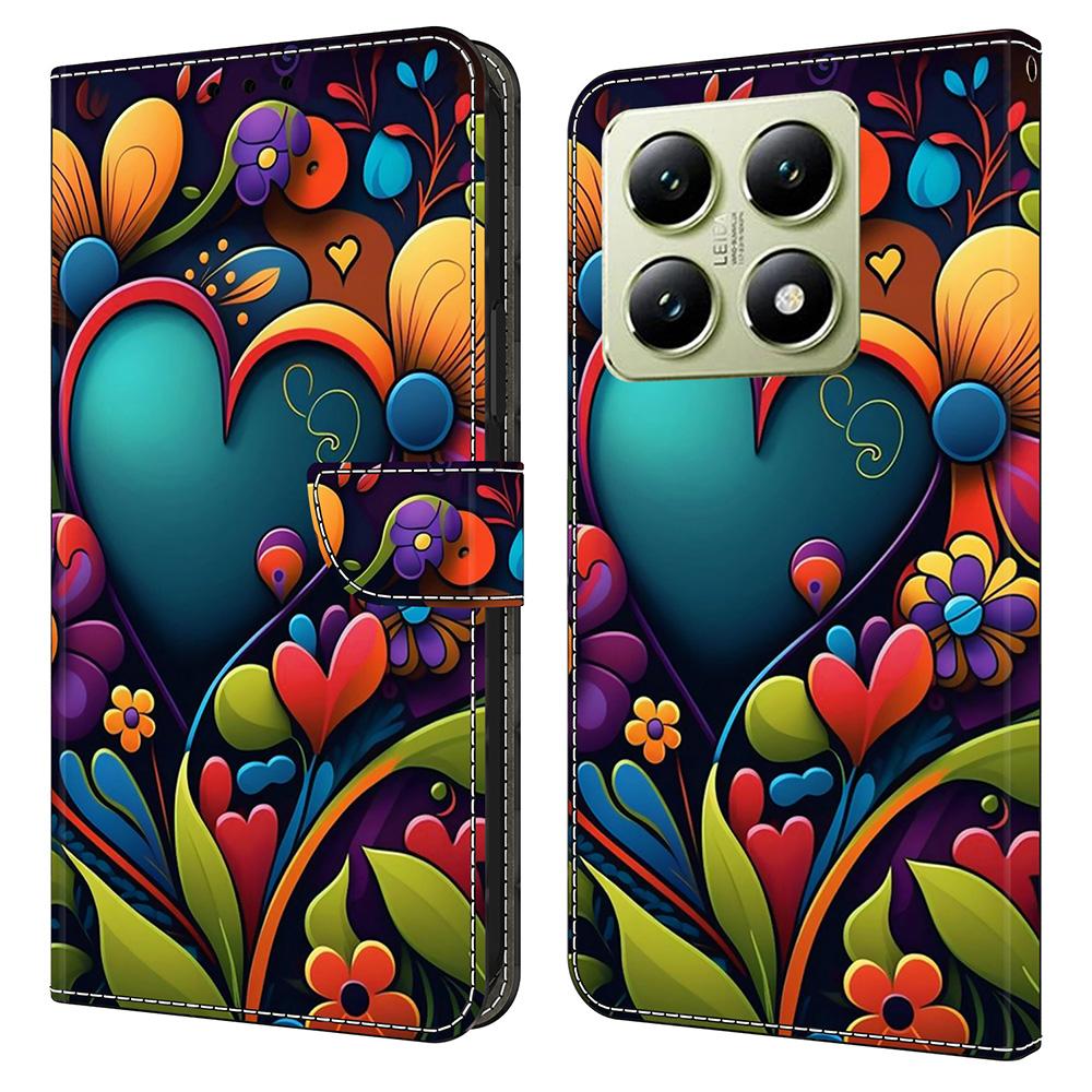 For Xiaomi 14T Case PU Leather Wallet Phone Cover with Stand Paint Flower
For Xiaomi 14T Case PU Leather Wallet Phone Cover with Stand Paint Flower