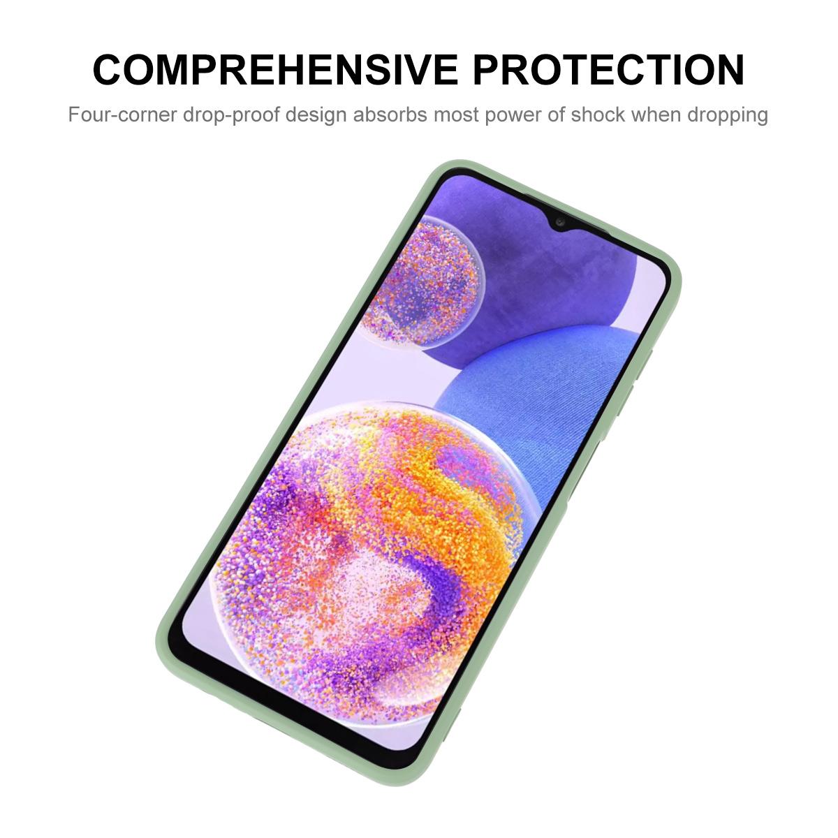 ENKAY HAT PRINCE Liquid Silicone Case for Samsung Galaxy A23 4G/5G (Global Version),Straight Edge Design Camera Protection Lens Protector Cover Light Green
ENKAY HAT PRINCE Liquid Silicone Case for Samsung Galaxy A23 4G/5G (Global Version),Straight Edge Design Camera Protection Lens Protector Cover Light Green