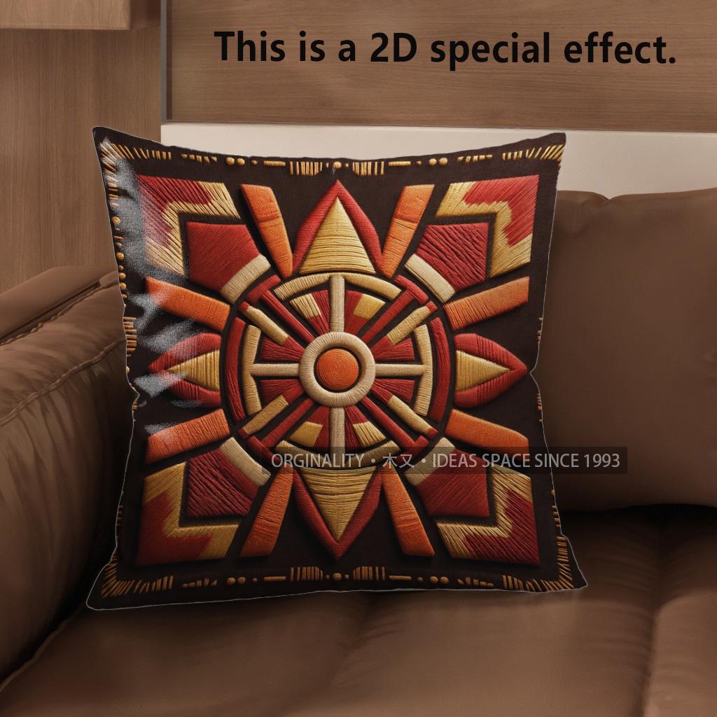 2D Aztec Sun God Print Throw Pillow Covers Pattern Cushion Cover Suitable For Sofa Bedroom Car Pillow Cover 40x40cm
2D Aztec Sun God Print Throw Pillow Covers Pattern Cushion Cover Suitable For Sofa Bedroom Car Pillow Cover 40x40cm