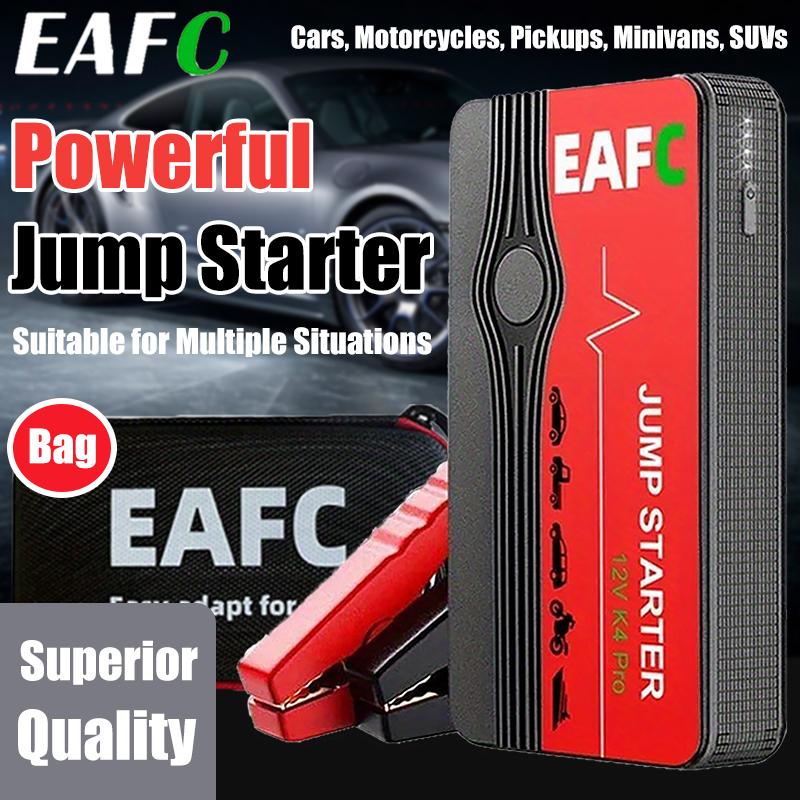 EAFC 12V Portable Car Jump Starter Battery Power Bank, Car Emergency Kits for Cars
EAFC 12V Portable Car Jump Starter Battery Power Bank, Car Emergency Kits for Cars
