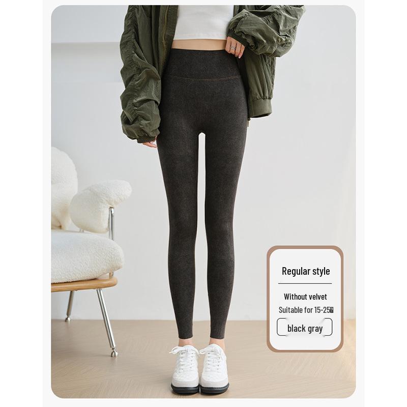 Versatile High-Waisted Push-Up Leggings with Pockets - Perfect Slim-Fit for Spring & Autumn, Imitation Denim. Small
Versatile High-Waisted Push-Up Leggings with Pockets - Perfect Slim-Fit for Spring & Autumn, Imitation Denim. Small