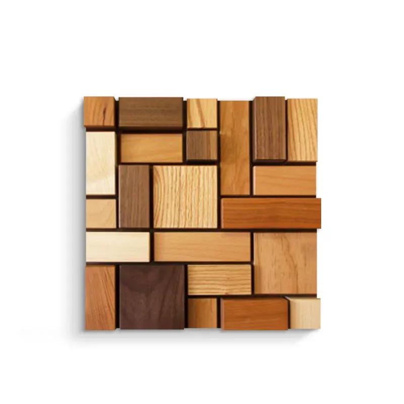 Splicing Wooden Boards Geometric Style Wall Hanging Ornaments Living Room Background Display Paintings Modern Wall Decoration 30x30cm
Splicing Wooden Boards Geometric Style Wall Hanging Ornaments Living Room Background Display Paintings Modern Wall Decoration 30x30cm