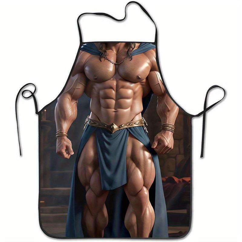 Muscle Man Apron, Sexy Male Torso Print, Greek God Style Kitchen Cooking Bib, Multiple Sizes Available 38X47cm(15X19in)
Muscle Man Apron, Sexy Male Torso Print, Greek God Style Kitchen Cooking Bib, Multiple Sizes Available 38X47cm(15X19in)