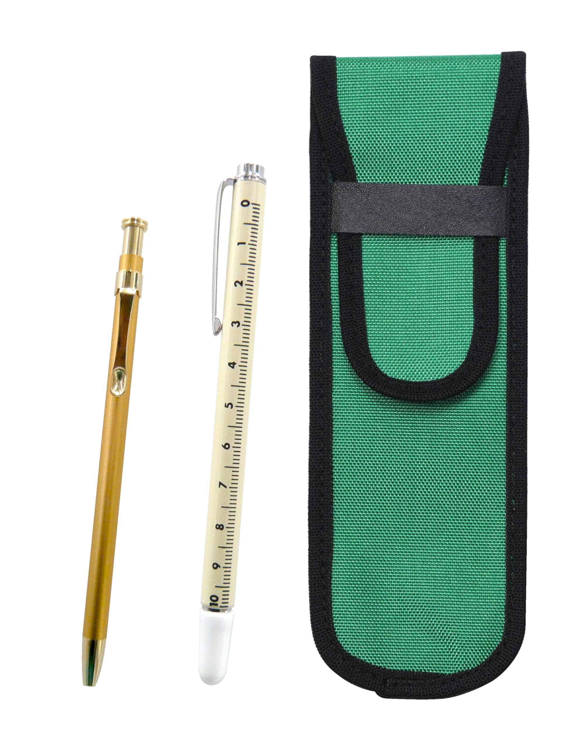 2 Pack Cloth Pencil Case Green Slide Measure Indicator Stick and Slim 60 Ballpoint Pen Gold Set NK02G-708W-SV60KBP-2
2 Pack Cloth Pencil Case Green Slide Measure Indicator Stick and Slim 60 Ballpoint Pen Gold Set NK02G-708W-SV60KBP-2