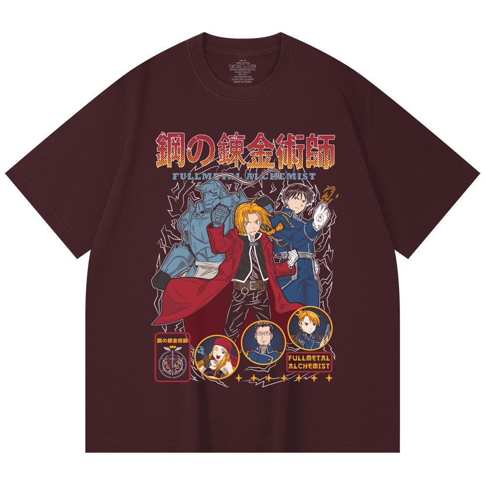 230 Gsm 100% Cotton Fullmetal Alchemist V2 Print Unisex Heavy Cotton T Shirt 2XL вина червоного кольору
230 Gsm 100% Cotton Fullmetal Alchemist V2 Print Unisex Heavy Cotton T Shirt 2XL вина червоного кольору