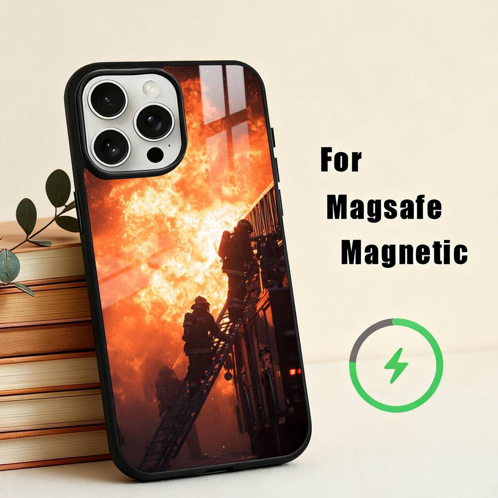 Fire Disaster Firefighter Phone Case For iPhone 17,16,15,14,13,12,Plus,Pro,Max for Magsafe Magnetic Wireless Charging iPhone14
Fire Disaster Firefighter Phone Case For iPhone 17,16,15,14,13,12,Plus,Pro,Max for Magsafe Magnetic Wireless Charging iPhone14