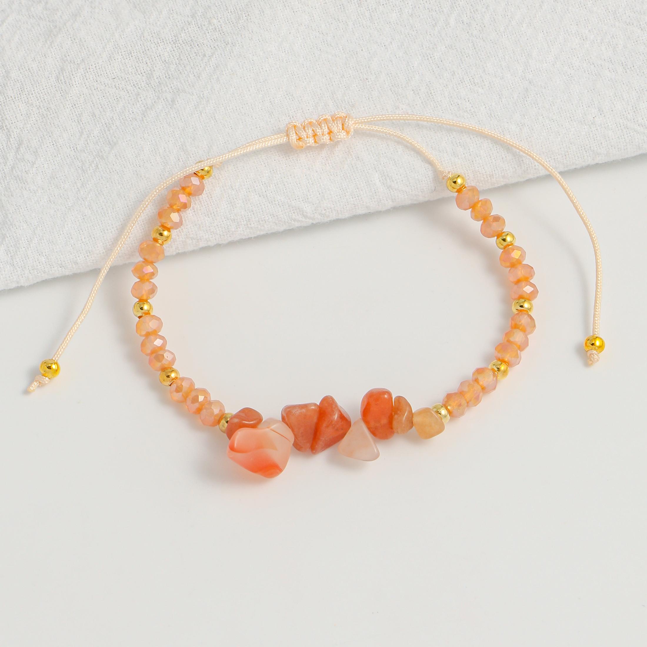 Resin Beaded Necklace Natural Stone Chip Pendant Adjustable Choker Fashion Jewelry Gift for Women рожевий
Resin Beaded Necklace Natural Stone Chip Pendant Adjustable Choker Fashion Jewelry Gift for Women рожевий