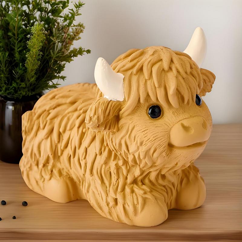 Highland Cow Statue Farmhouse Animal Sculpture Ornaments Cute Figurine Desktop Resin Animal Landscape Home Ornament
Highland Cow Statue Farmhouse Animal Sculpture Ornaments Cute Figurine Desktop Resin Animal Landscape Home Ornament