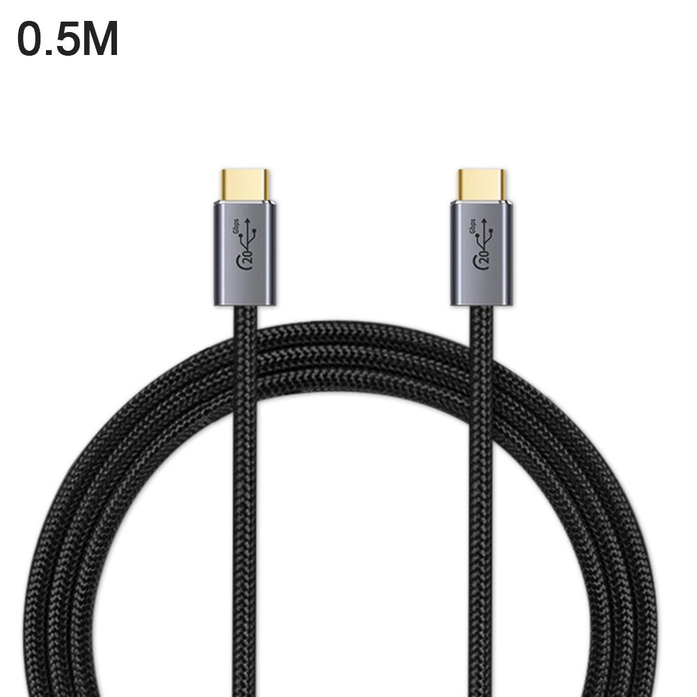 100W Type-C Mobile Phone Cable 20Gbps 8K 60Hz Type-C USB3.2 Tablet Cable PD High Speed Transmission Cord
100W Type-C Mobile Phone Cable 20Gbps 8K 60Hz Type-C USB3.2 Tablet Cable PD High Speed Transmission Cord