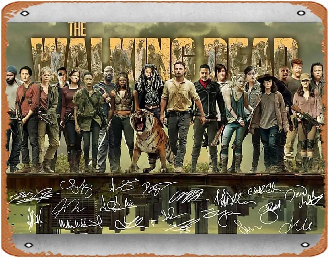 the walking dead consists of actors and signatures Decoration Sign for Home Vintage Metal Sign Plaque Metal Funny Tin Sign Re 20x30cm(7.8x11.8inch)
the walking dead consists of actors and signatures Decoration Sign for Home Vintage Metal Sign Plaque Metal Funny Tin Sign Re 20x30cm(7.8x11.8inch)