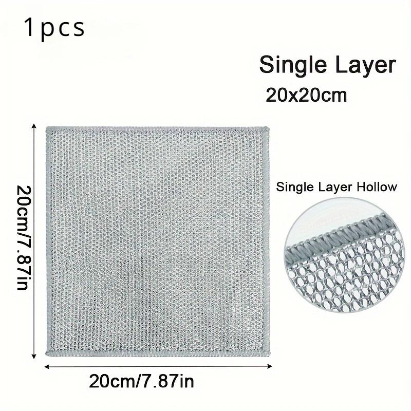 1/12 шт. кухонный новый блок стальная проволока домашние инструменты мытье посуды хлебная салфетка чудо улыбка полезная стиральный порошок щетка