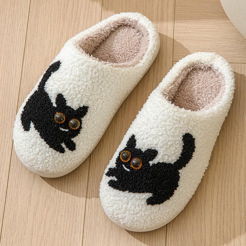 Милые тапочки с рисунком кота для женщин, удобные, сохраняющие тепло, плюшевые, внутри, домашняя обувь для женщин, нескользящие, мягкие, хлопковые, женские 36-37
Милые тапочки с рисунком кота для женщин, удобные, сохраняющие тепло, плюшевые, внутри, домашняя обувь для женщин, нескользящие, мягкие, хлопковые, женские 36-37