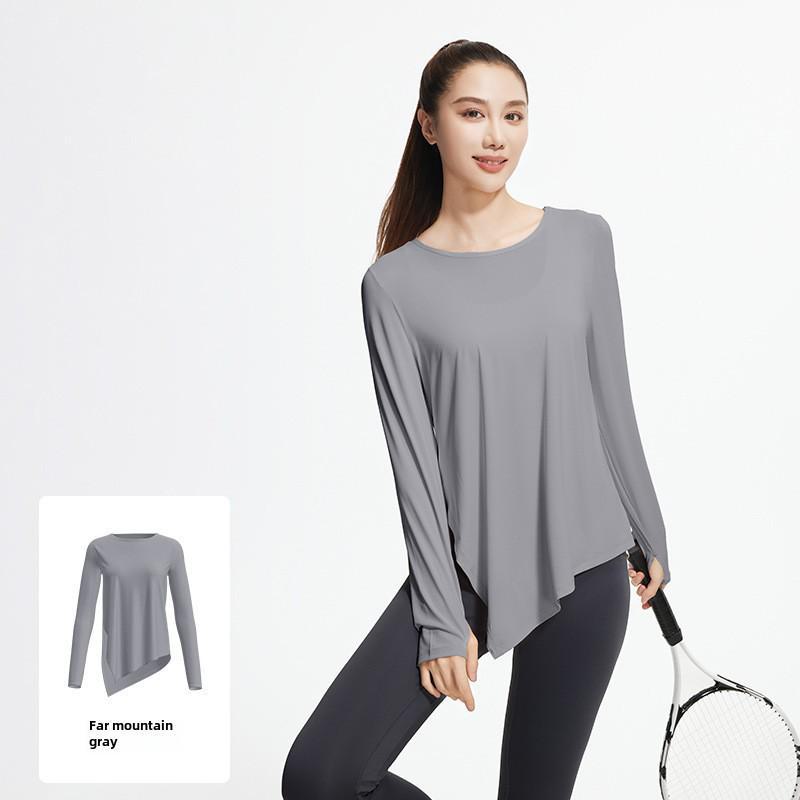 Топ для йоги з довгим рукавом Juyitang Ice Silk - крута, дихаюча блуза вільного крою S
Топ для йоги з довгим рукавом Juyitang Ice Silk - крута, дихаюча блуза вільного крою S